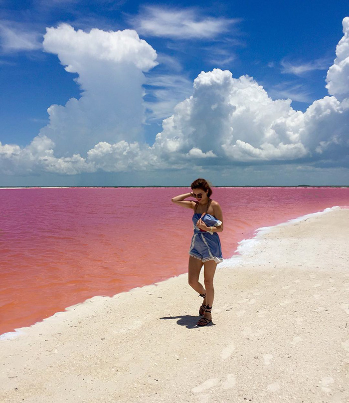 La Laguna Rosada De "Las Coloradas" En México… Totalmente Natural veobook